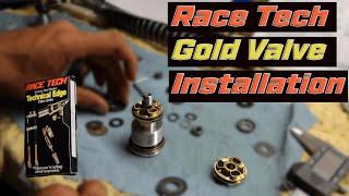 HOW TO INSTALL RACETECH FORK GOLD VALVES|SHIM TUTORIAL