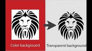 How to change any background to Transparent Background in Adobe illustrator CS6-Transparent