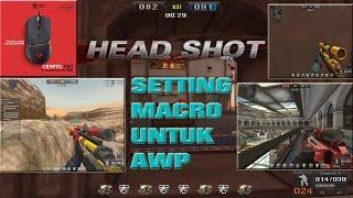 how to set macro PB Quick shot Awp in fantech crypto vx7 macro setting AWP POINT BLANK ZEPPETO