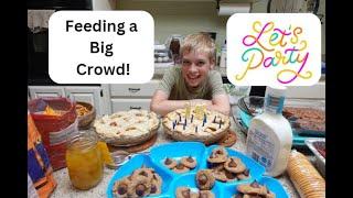 A LARGE FAMILY Birthday FEAST! Party Prep Day-in-the-Life (DITL)