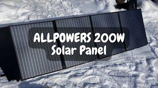 Looking at the ALLPOWERS SP033 200W Portable Solar Panel