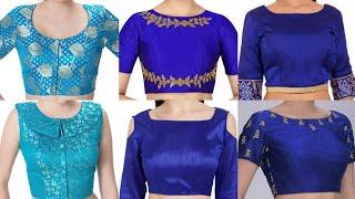 Blue Colour Blouse Design|Sky Blue Blouse Design|Royal Blue Blouse|Navy Blue Blouse|Dark Blue Blouse