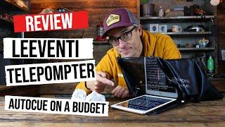 LEEVENTI TELEPROMPTER REVIEW | AUTOCUE ON A BUDGET