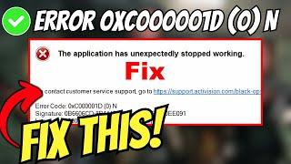 How to Fix Black Ops 6 Error 0xC000001D (0) N