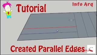 Created Parallel edges - 1001bit plugin SketchUp