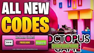 *NEW* OCTOPUS GAME ROBLOX CODES | OCTOPUS GAME CODES 2025 | CODES FOR OCTOPUS GAME