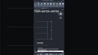 Trim The Dimension In AutoCAD #shorts