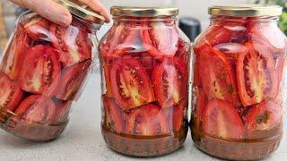 I have never eaten tomatoes so delicious! I have been preserving tomatoes like this for ten years!