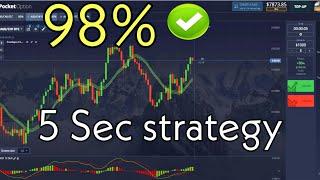 5 SEC strategy, results 1200.00 profits/ new binary options 5 sec.