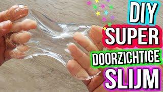 2 INGREDIËNTEN CRYSTAL CLEAR SLIJM - Doorzichtige slime ZONDER TE WACHTEN!!!