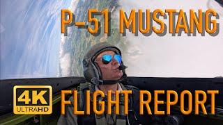 North American P-51 Mustang  Flight Report   Part 2. Warbird spectacular Ultimate Warbird Flight