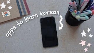 apps i use to learn korean 