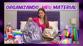 ORGANIZANDO MEU MATERIAL ESCOLAR 2025! - Luiza Vinco