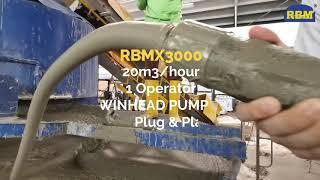 RBM 3 IN 1 CONCRETE MACHINE | TWINHEAD WORLD FIRST - Fastest Building System for Concrete Housing