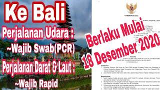 (Revisi Update di deskripsi)Wajib Swab PCR Masuk Bali via Udara,Wajib Rapid Antigen via Darat & Laut