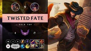 Twisted Fate Top vs Akali - KR Master Patch 14.10