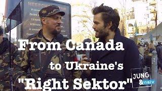 Member of "Right Sector" - Jung & Naiv in Ukraine