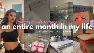 Monthly Vlog: Organizing Life, Bedroom Transformation, DIY Coffee Syrup, Amazon Unboxings