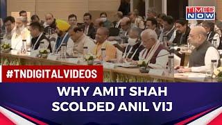 'Stop Your Speech': When Amit Shah Publically Snubbed Haryana’s Anil Vij
