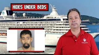 CREW MEMBER WHO HID UNDER PASSENGERS BEDS GETS 30 YEARS IN JAIL