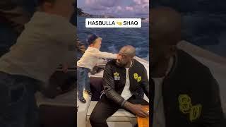 SHAQ and HASBULLA.  #shorts