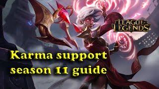 Karma support guide season 11, perfect low elo ranked game