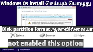 Windows Can't delete hard drive partitions and formatting for clean install partition not formatting