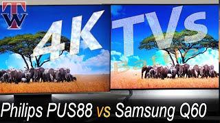 Philips PUS8807 vs Samsung Q60 Smart TV