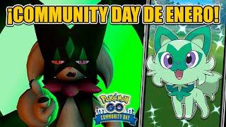  ¡SPRIGATITO SHINY , PLANTA FEROZ y CAMBIOS en el COMMUNITY DAY de ENERO en Pokémon GO! [Keibron]