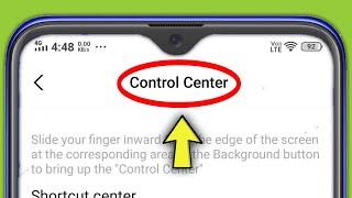 Vivo || Control Center Settings || Shorcut Center V19