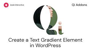 How to Create a Text Gradient in WordPress