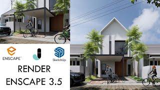 TUTORIAL !! RENDER REALISTIC EXTERIOR #8 || ENSCAPE 3.5 ||