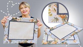  CONSEJO DE COSTURA: CÓMO COSER ESQUINAS PERFECTAS PARA TU MANTEL O INDIVIDUALES 