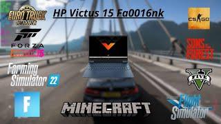 Test HP Victus 15 (I5 12500h + RTX3050)
