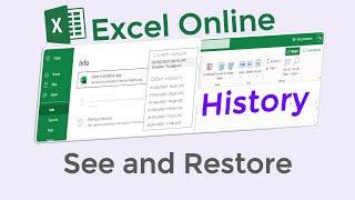 How to See Editing History in Online Excel