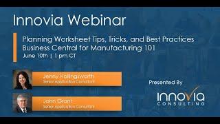 Planning Worksheet Tips, Tricks, and Best Practices - Business Central for Manufacturing 101