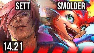 SETT vs SMOLDER (TOP) | 500+ games | EUW Master | 14.21