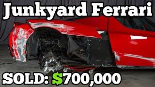 These 5 Wrecked Supercars Sold for Hundred's of Thousands $ WITH Salvage Titles!