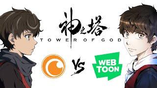 Tower of God:  Anime VS Webtoon