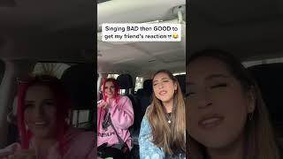 Singing BAD to get my FRIEND’S REACTION