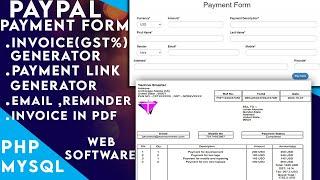 PayPal  payment gateway  integration in PHP website with MySQL Database | web software