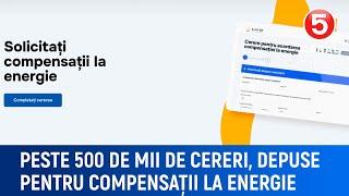 Peste 500 de mii de cereri, depuse pentru compensații la energie