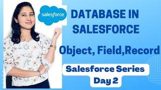 Database , Object , Field in Salesforce || How to Create Tab || Salesforce Tutorial for beginner