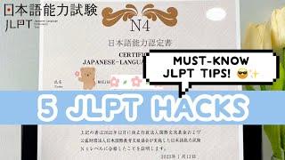 How to Pass JLPT N5 & N4 (Ultimate JLPT Hacks!) 