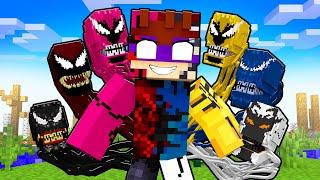 Virei UMA FUSÃO de SYMBIONTES no Minecraft!! (Anti-Venom,Toxina,Venom)