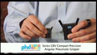 PHD Inc.'s new Series GRV Compact Precision Angular Pneumatic Gripper