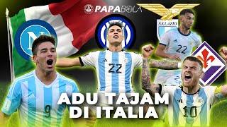 Teman di Timnas, Lawan di Klub! 4 Striker Argentina Adu Kuat di Serie A Musim Depan