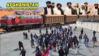 Inauguration of the largest rail line manufacturing plant in Afghanistan.