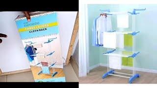 How to:simple and easy way to set up three layer rack/steps baby hanger/rack