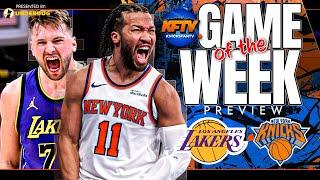 New York Knicks vs Los Angeles Lakers Game Of The Week Preview